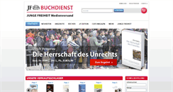 Desktop Screenshot of jf-buchdienst.de